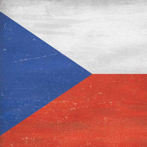Czech Republic Flag Distressed MacBook Skins